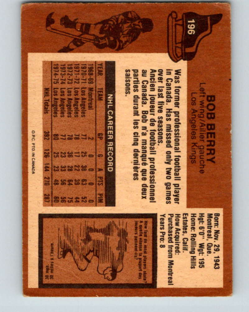 1975-76 O-Pee-Chee #197 Dean Talafous RC Rookie Minnesota North Stars 9420 Image 2