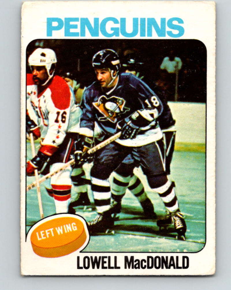 1975-76 O-Pee-Chee #204 Lowell MacDonald Pittsburgh Penguins 9427