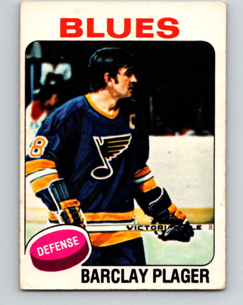 1975-76 O-Pee-Chee #205 Barclay Plager St. Louis Blues 9428