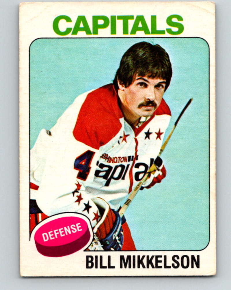 1975-76 O-Pee-Chee #207 Bill Mikkelson Washington Capitals 9430 Image 1