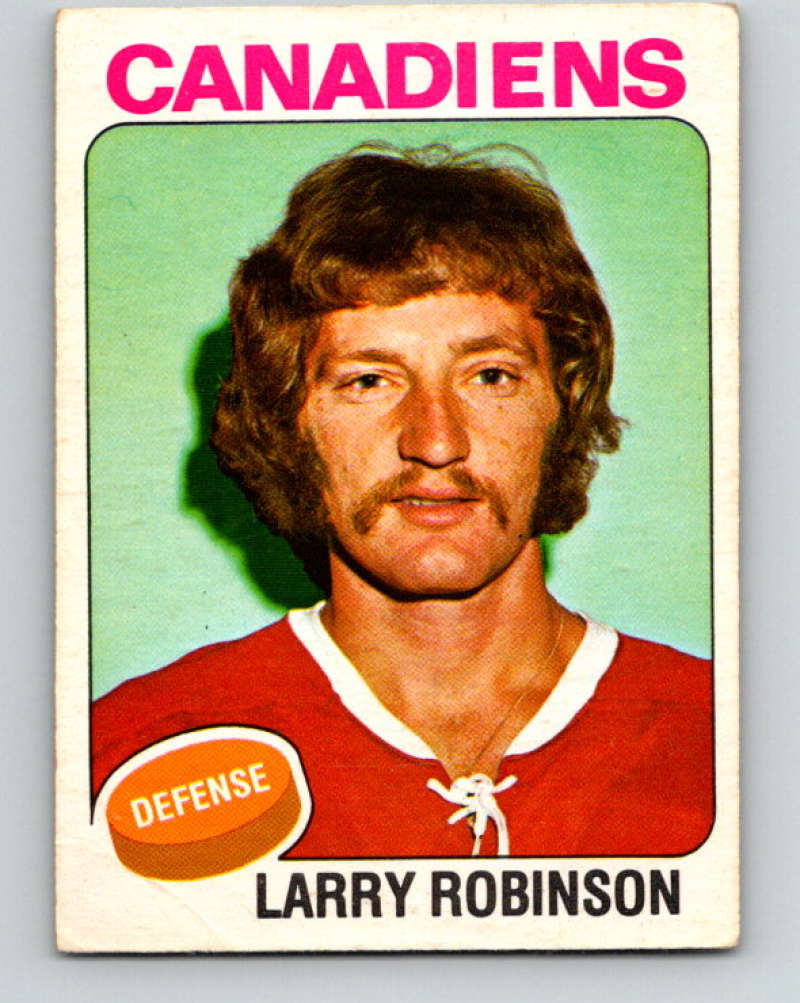 1975-76 O-Pee-Chee #241 Larry Robinson Montreal Canadiens 9464
