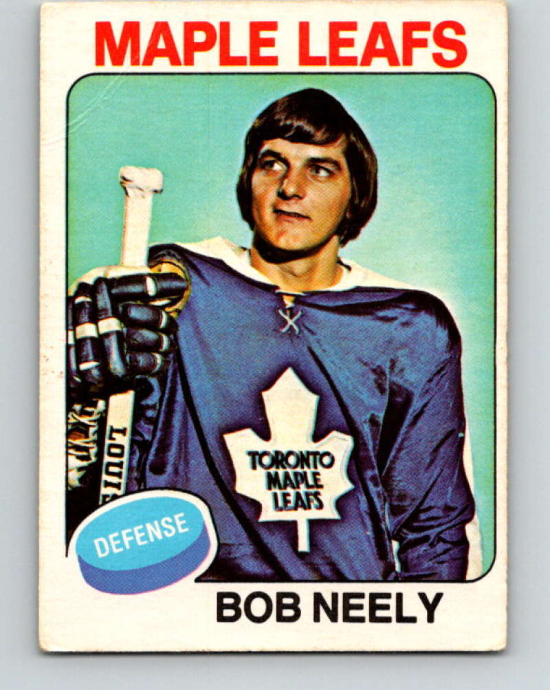 1975-76 O-Pee-Chee #245 Bob Neely Toronto Maple Leafs 9468