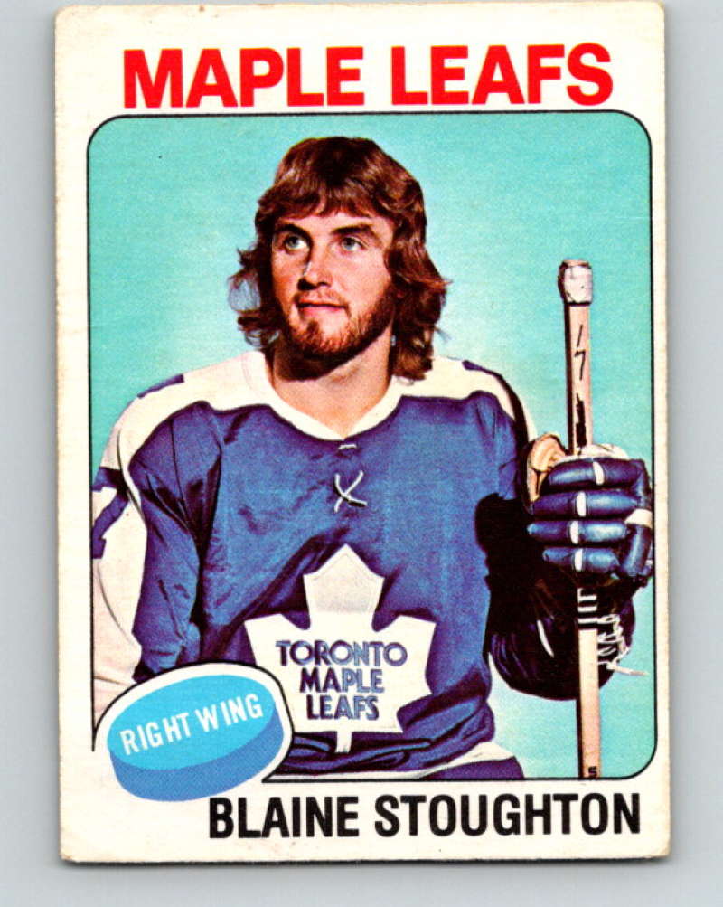 1975-76 O-Pee-Chee #265 Blaine Stoughton Toronto Maple Leafs 9492