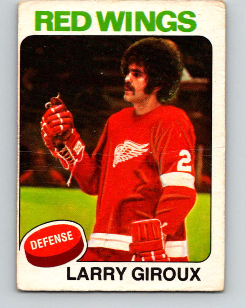 1975-76 O-Pee-Chee #273 Larry Giroux RC Rookie Detroit Red Wings 9501