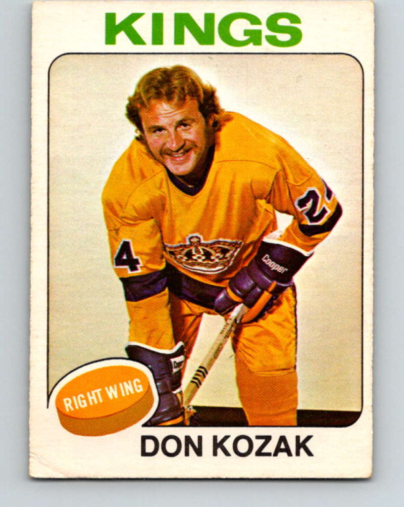 1975-76 O-Pee-Chee #276 Don Kozak Los Angeles Kings 9504