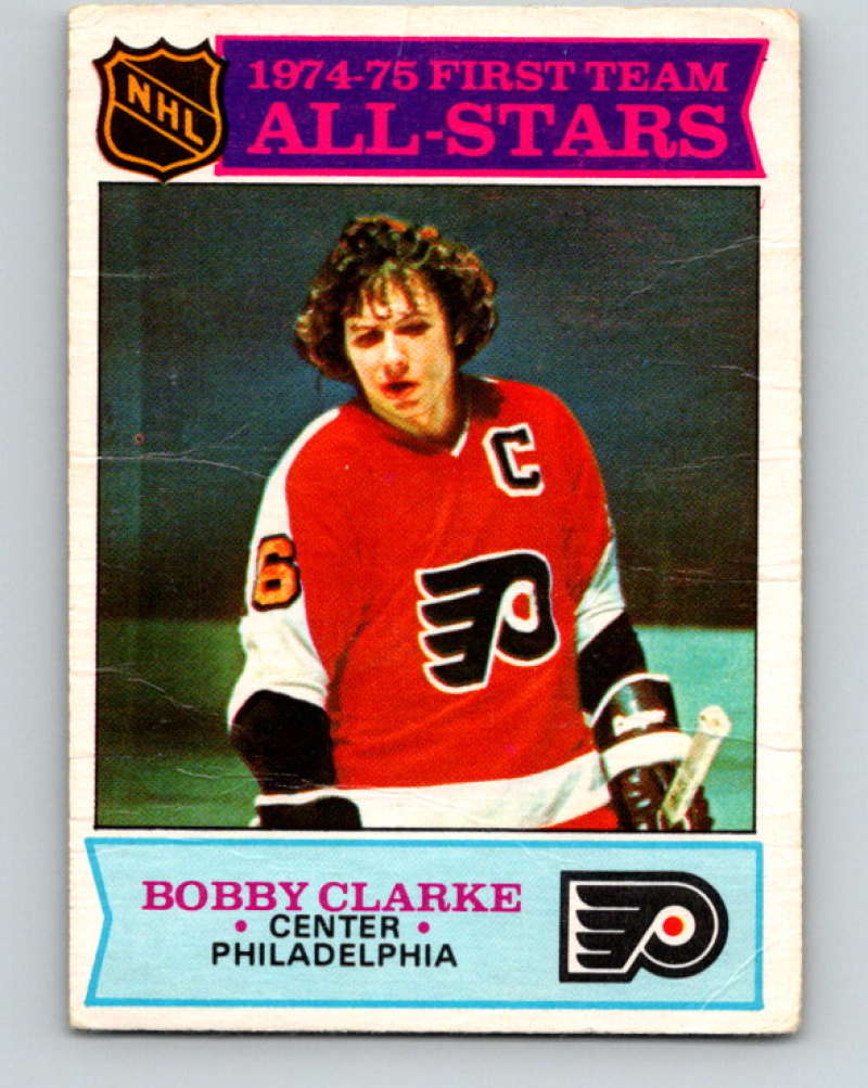 1975-76 O-Pee-Chee #286 Bobby Clarke AS Philadelphia Flyers 9514