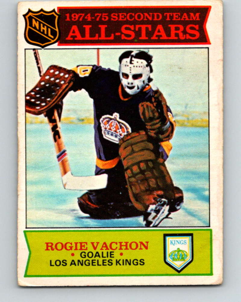 1975-76 O-Pee-Chee #297 Rogie Vachon AS Los Angeles Kings 9525