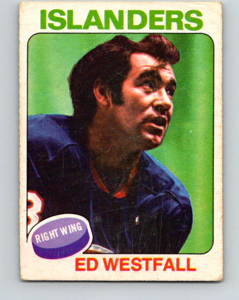 1975-76 O-Pee-Chee #302 Ed Westfall New York Islanders 9530 Image 1