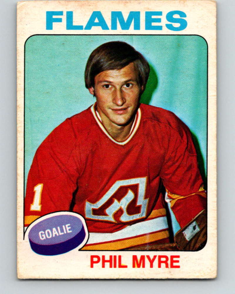 1975-76 O-Pee-Chee #308 Phil Myre Atlanta Flames 9536 Image 1