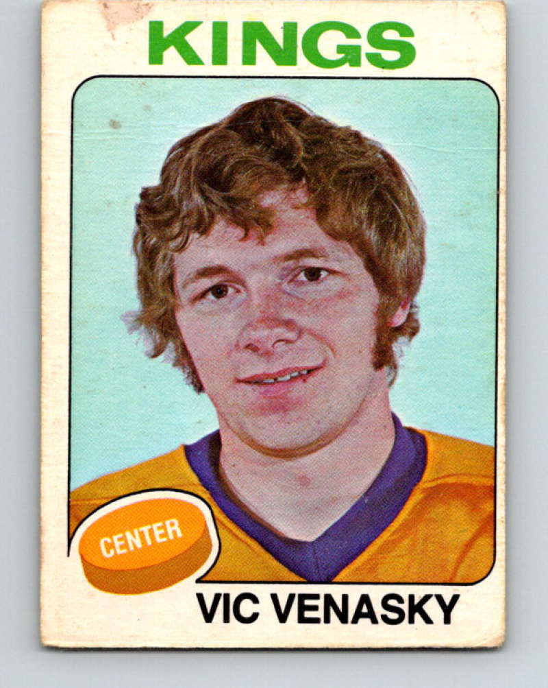 1975-76 O-Pee-Chee #312 Vic Venasky Los Angeles Kings 9540 Image 1