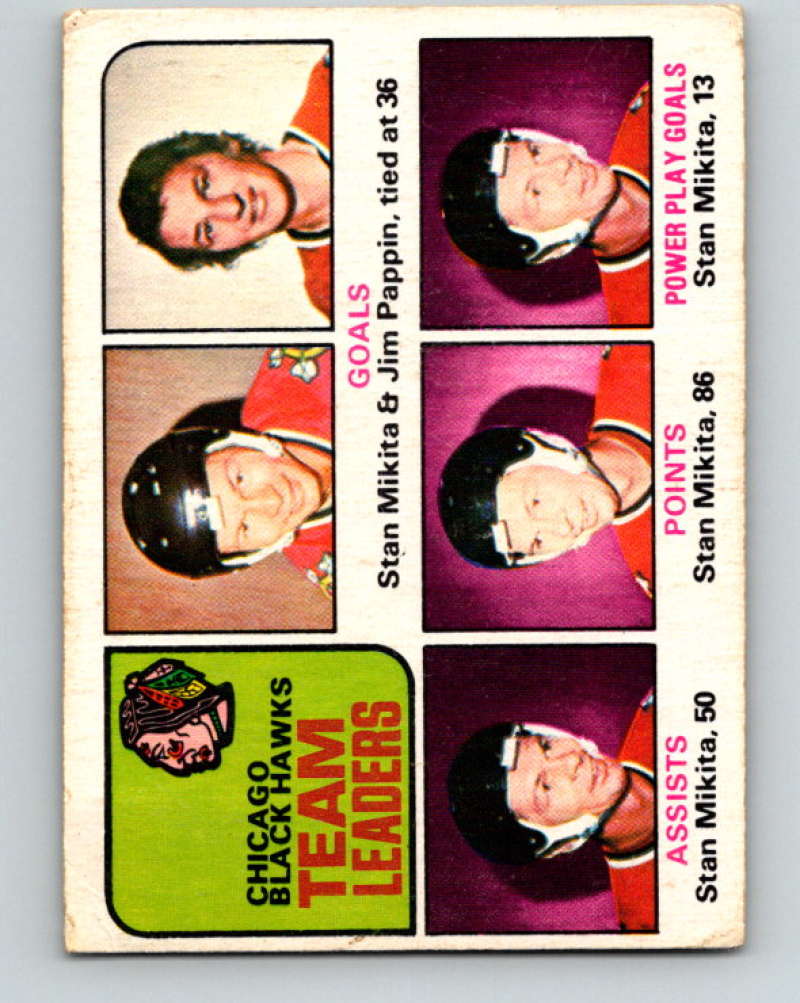 1975-76 O-Pee-Chee #317 Jim Pappin TL Chicago Blackhawks 9545 Image 1