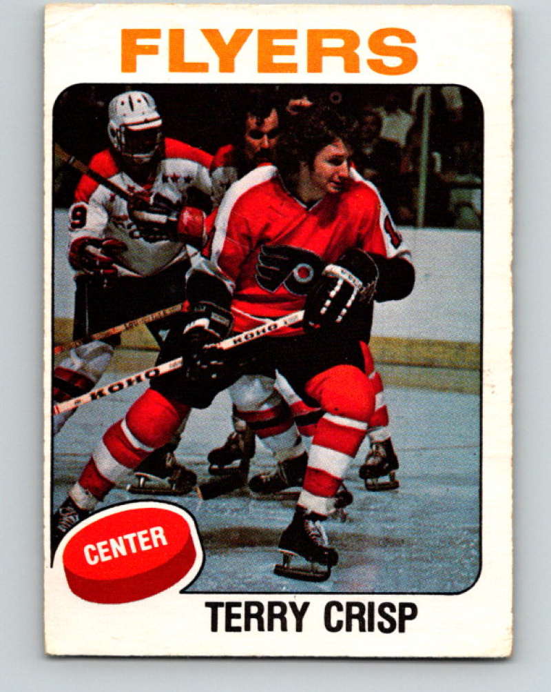 1975-76 O-Pee-Chee #337 Terry Crisp UER Philadelphia Flyers 9565
