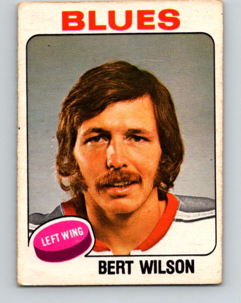 1975-76 O-Pee-Chee #338 Bert Wilson St. Louis Blues 9566 Image 1