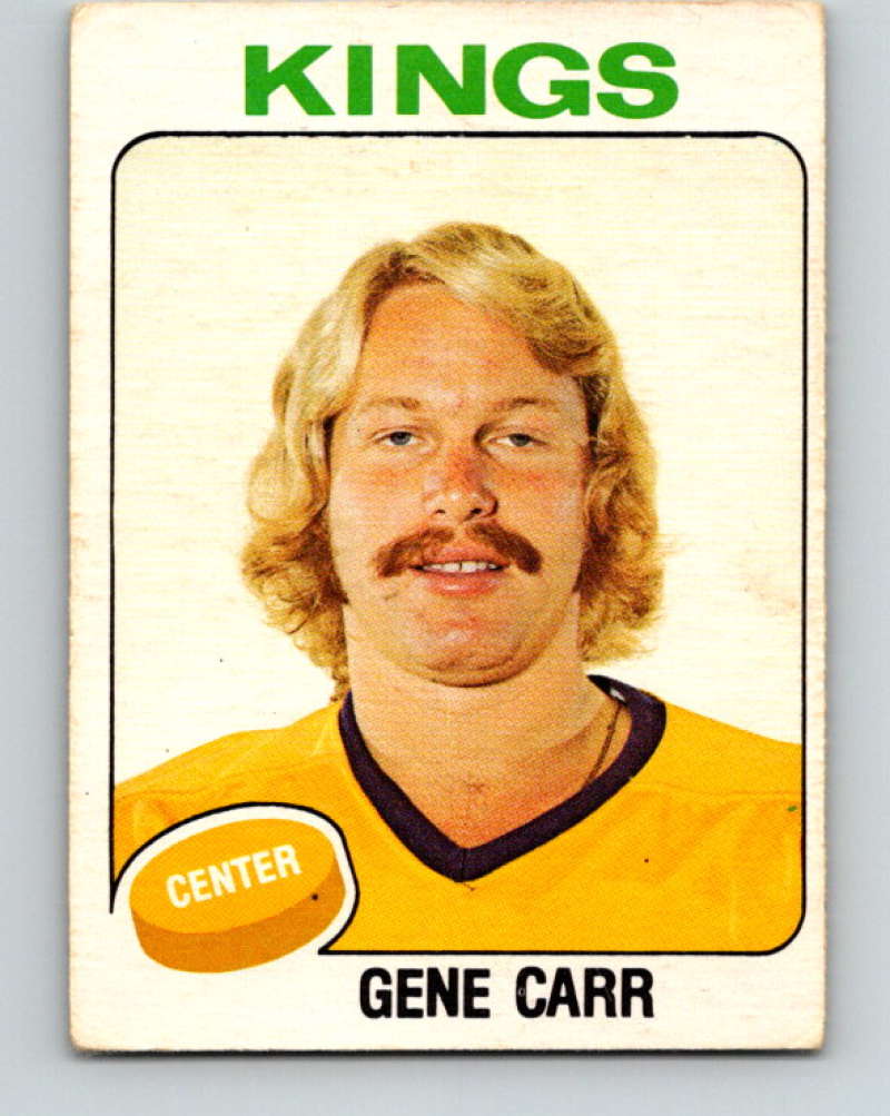 1975-76 O-Pee-Chee #343 Gene Carr Los Angeles Kings 9571