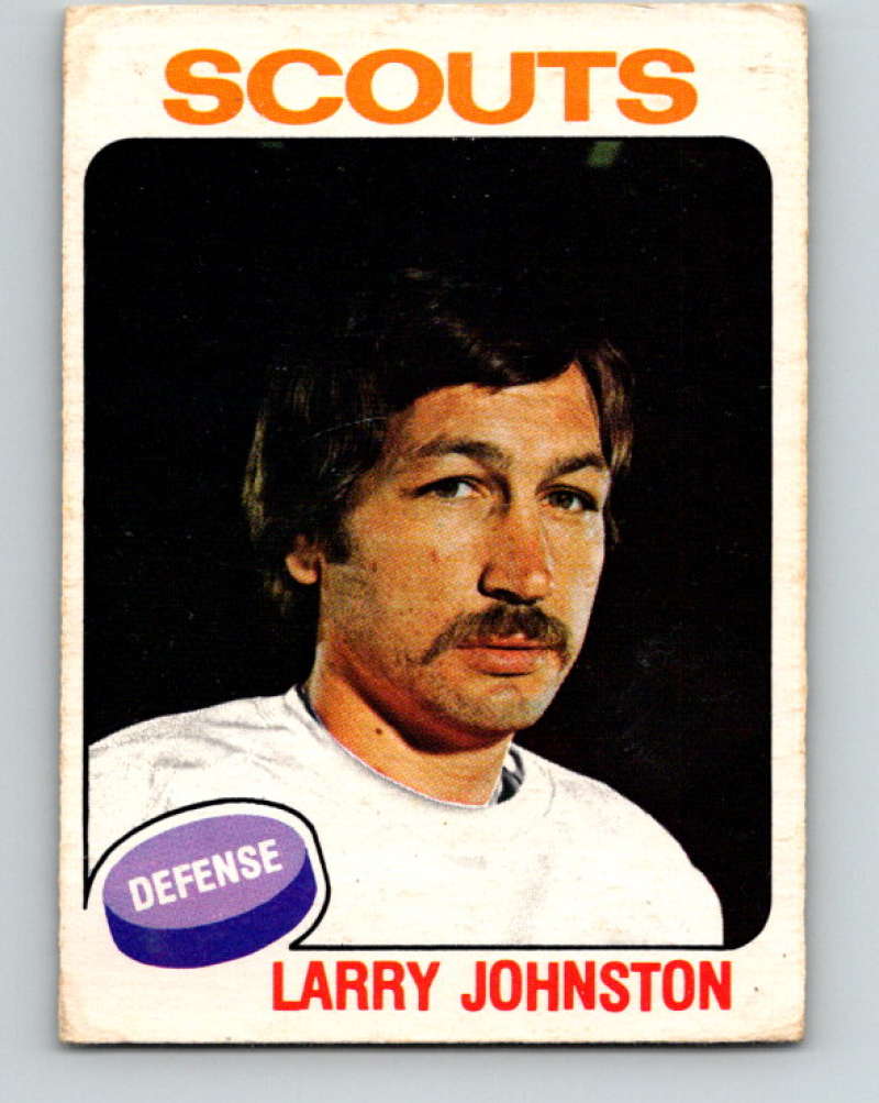 1975-76 O-Pee-Chee #352 Larry Johnston Kansas City Scouts 9580 Image 1