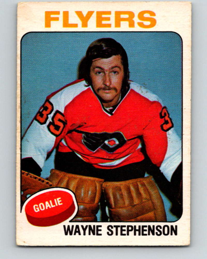 1975-76 O-Pee-Chee #355 Wayne Stephenson Philadelphia Flyers 9583