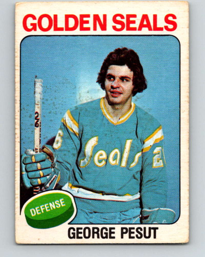 1975-76 O-Pee-Chee #360 George Pesut RC Rookie California Golden Seals 9588 Image 1