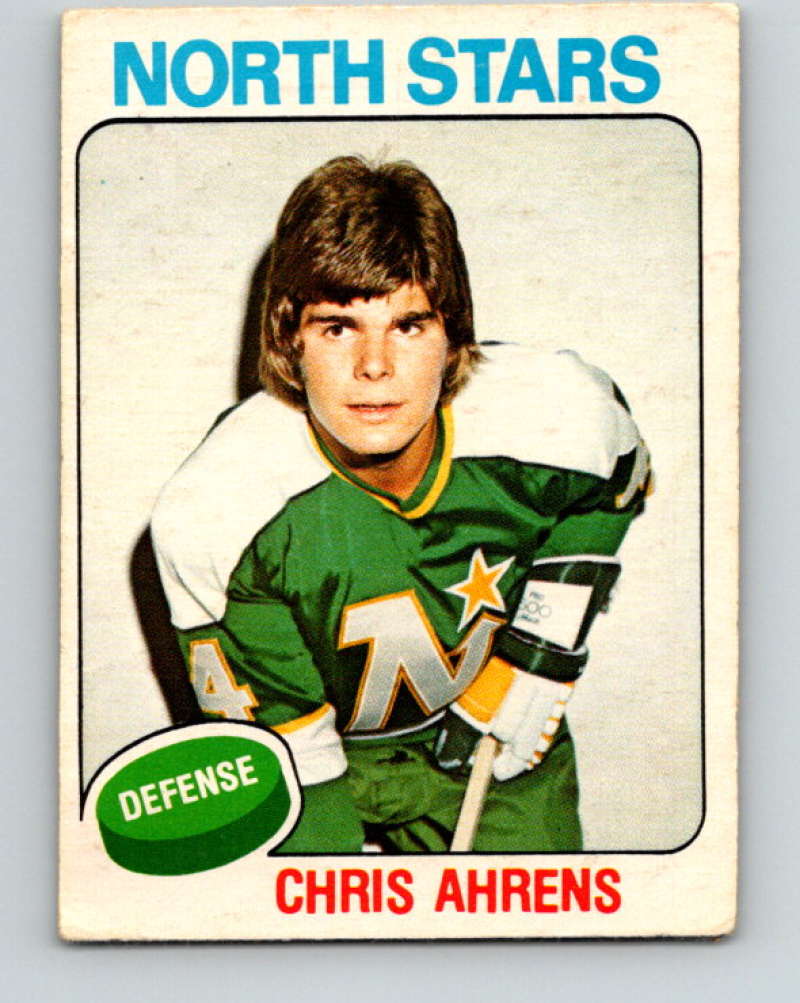 1975-76 O-Pee-Chee #371 Chris Ahrens Minnesota North Stars 9599 Image 1