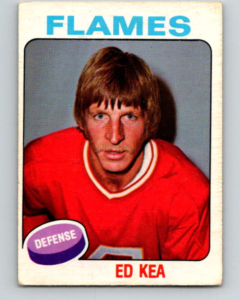 1975-76 O-Pee-Chee #383 Ed Kea RC Rookie Atlanta Flames 9611 Image 1