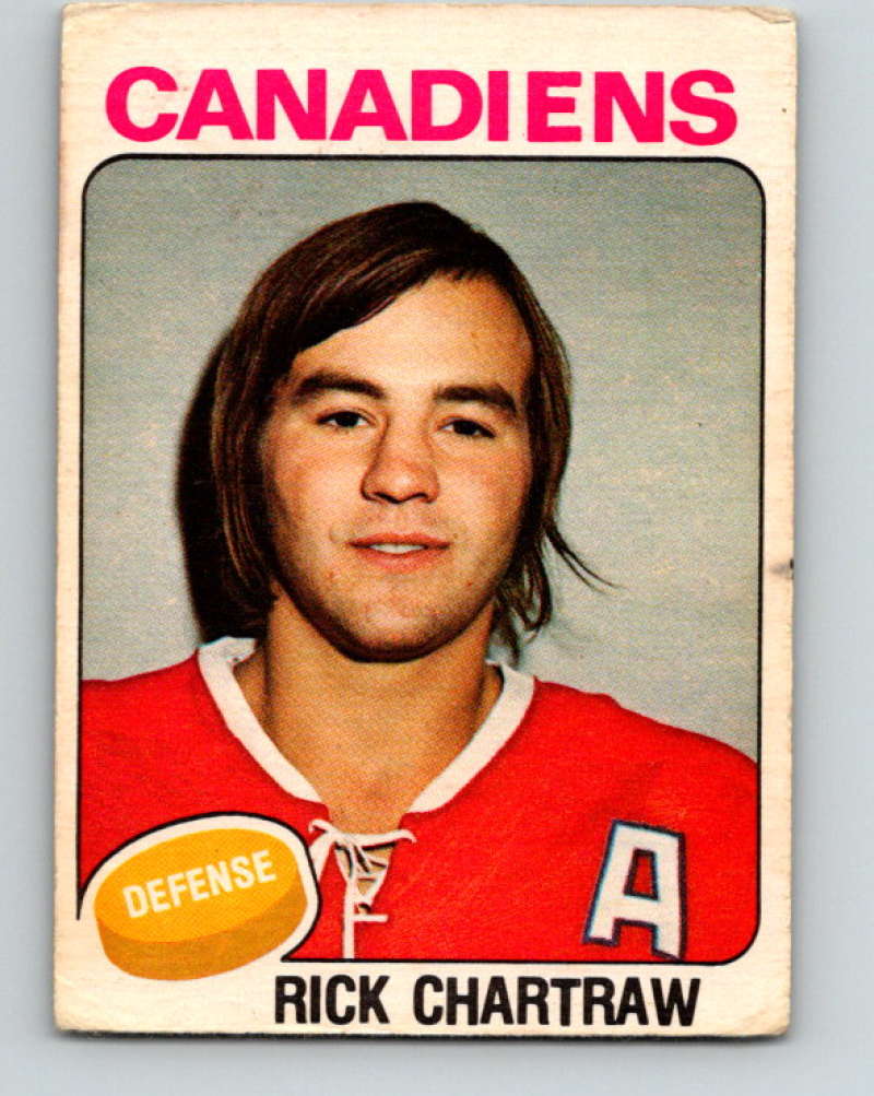 1975-76 O-Pee-Chee #388 Rick Chartraw RC Rookie Montreal Canadiens 9616