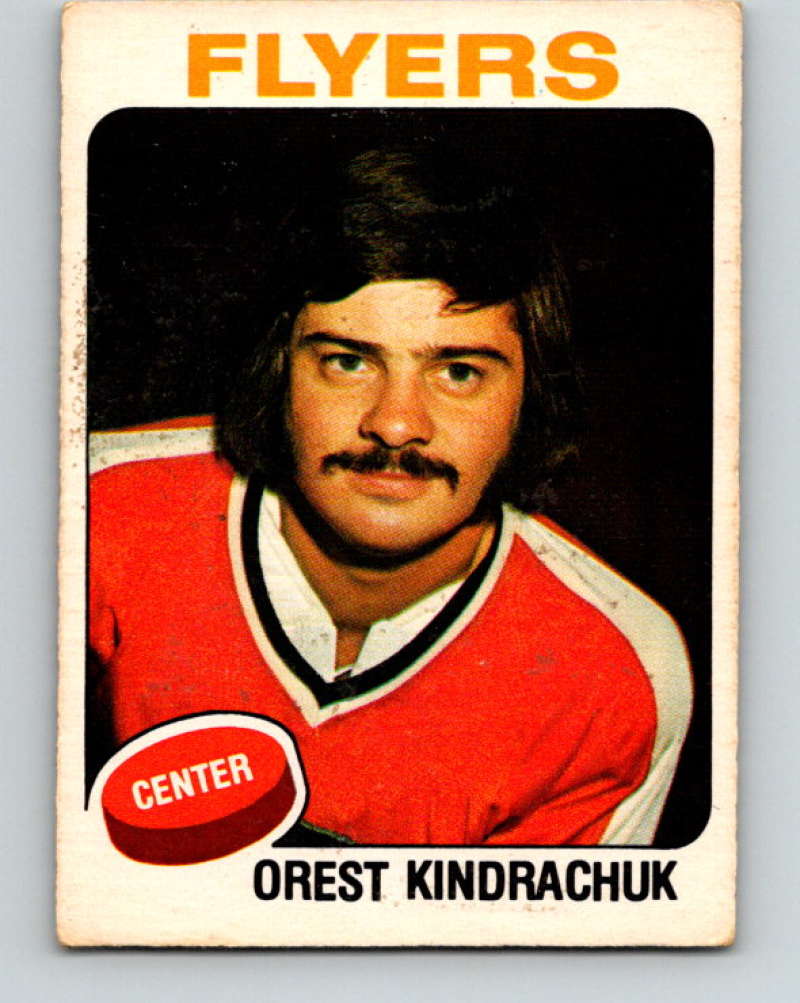 1975-76 O-Pee-Chee #389 Orest Kindrachuk Philadelphia Flyers 9617 Image 1