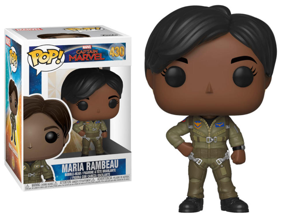 Funko Pop - 430 Marvel: Captain Marvel - Maria Rambeau Vinyl Figure Image 1