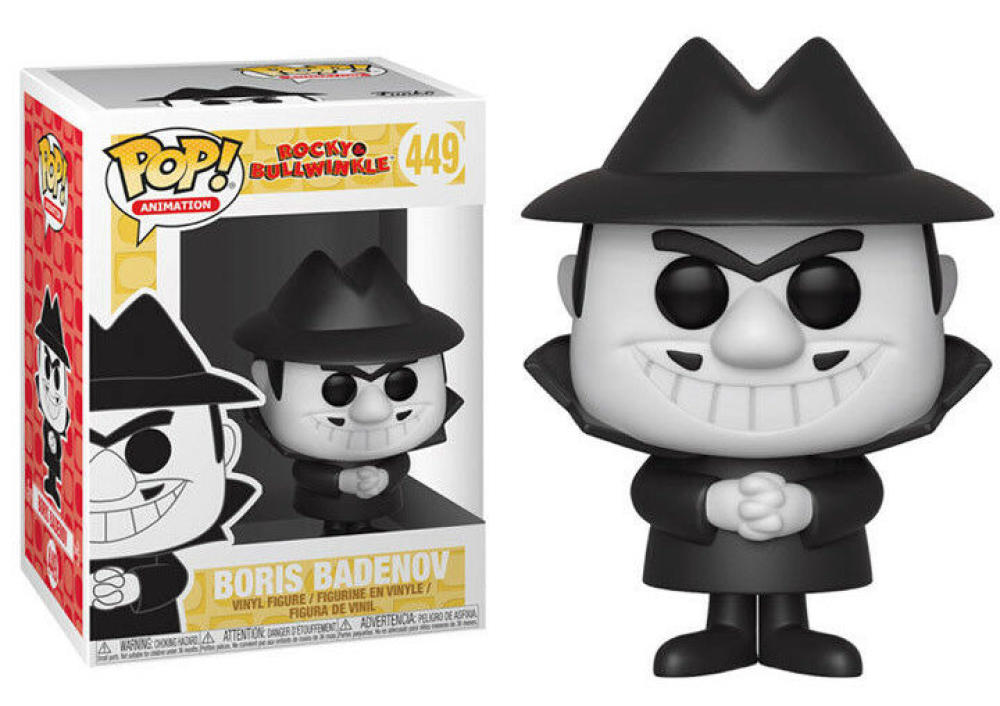 Funko Pop - 449 Rocky & Bullwinkle - Boris Badenov Vinyl Figure Image 1