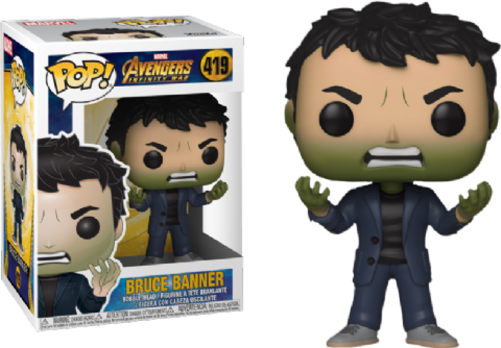 Funko Pop - 419 Marvel Avengers Infinity War - Bruce Banner Vinyl Figure