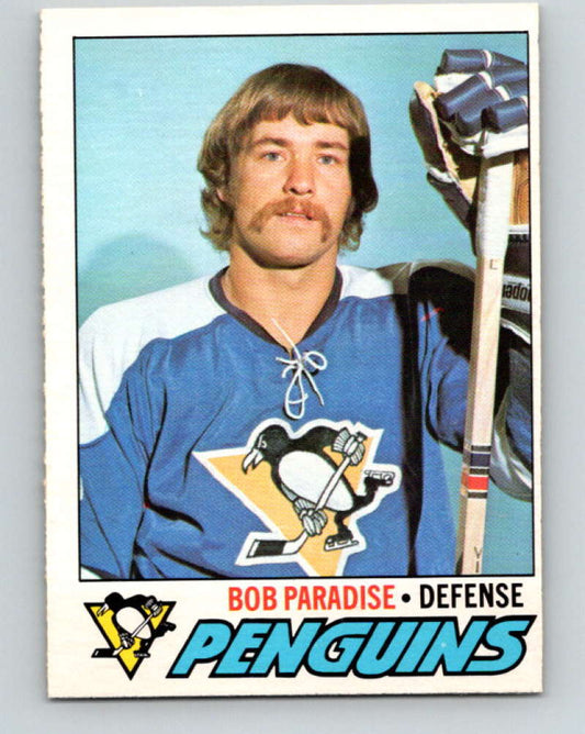 1977-78 O-Pee-Chee #203 Bob Paradise NHL  Penguins 9832 Image 1