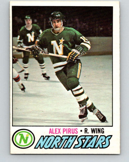 1977-78 O-Pee-Chee #204 Alex Pirus NHL  RC Rookie North Stars 9833 Image 1