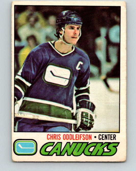1977-78 O-Pee-Chee #209 Chris Oddleifson NHL  Canucks 9838 Image 1