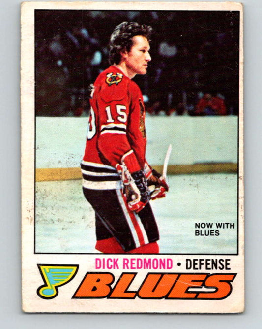1977-78 O-Pee-Chee #213 Dick Redmond NHL  Blues 9843 Image 1