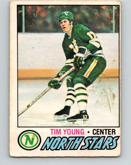 1977-78 O-Pee-Chee #223 Tim Young NHL  North Stars 9853 Image 1