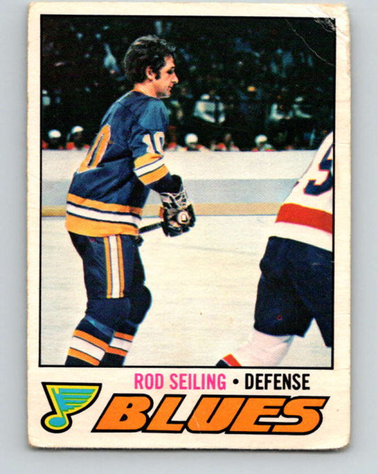 1977-78 O-Pee-Chee #226 Rod Seiling NHL  Blues 9856 Image 1