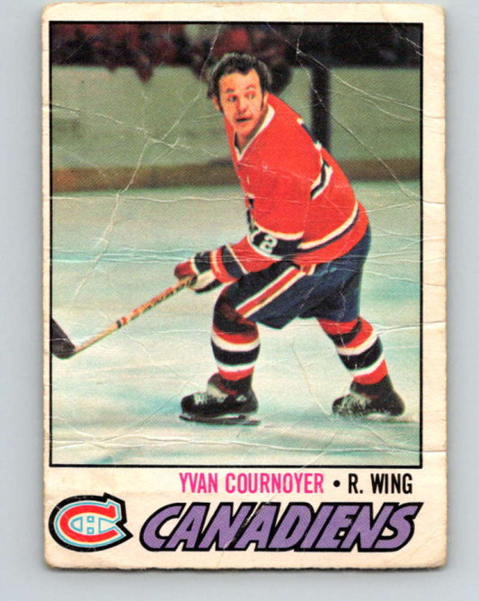 1977-78 O-Pee-Chee #230 Yvan Cournoyer NHL  Canadiens 9860 Image 1