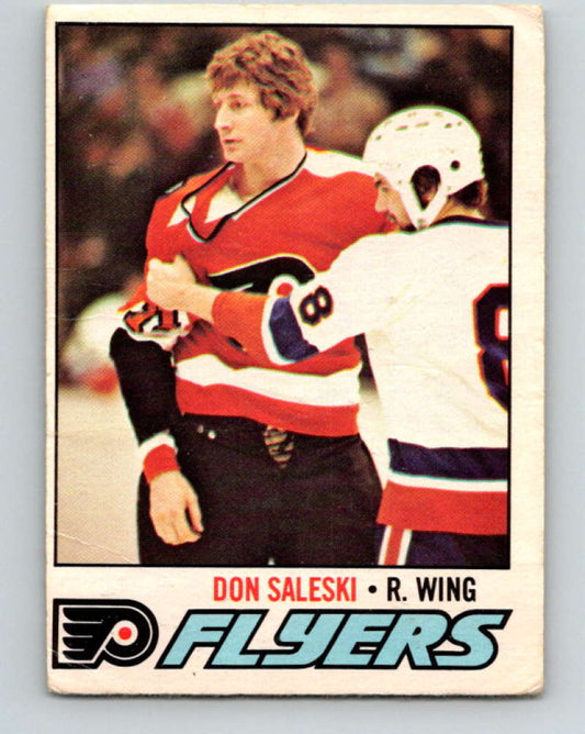 1977-78 O-Pee-Chee #233 Don Saleski NHL  Flyers 9863 Image 1