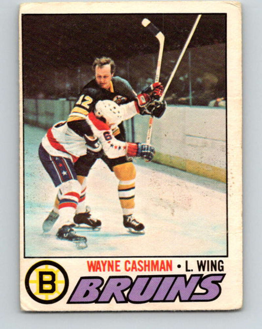 1977-78 O-Pee-Chee #234 Wayne Cashman NHL  Bruins 9864 Image 1