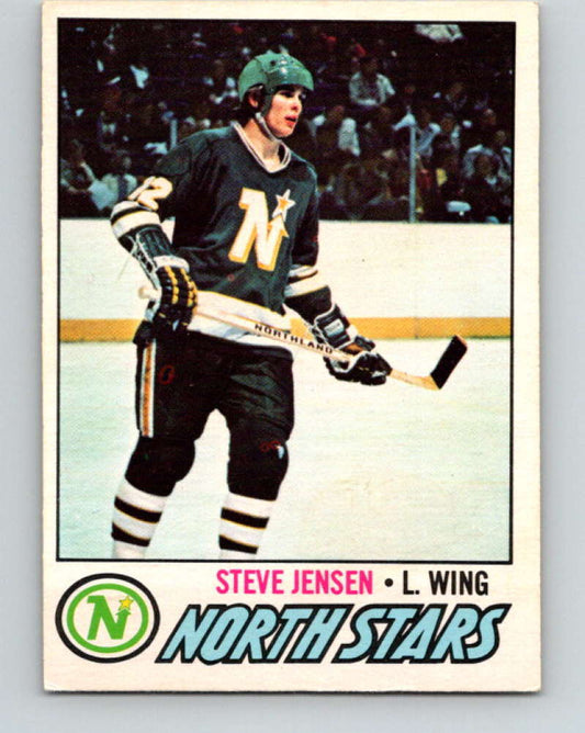 1977-78 O-Pee-Chee #238 Steve Jensen NHL  RC Rookie North Stars 9868