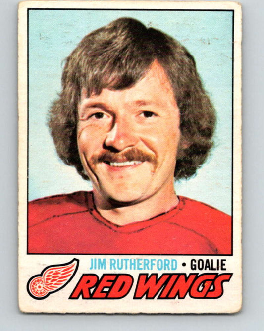 1977-78 O-Pee-Chee #239 Jim Rutherford NHL  Red Wings 9869