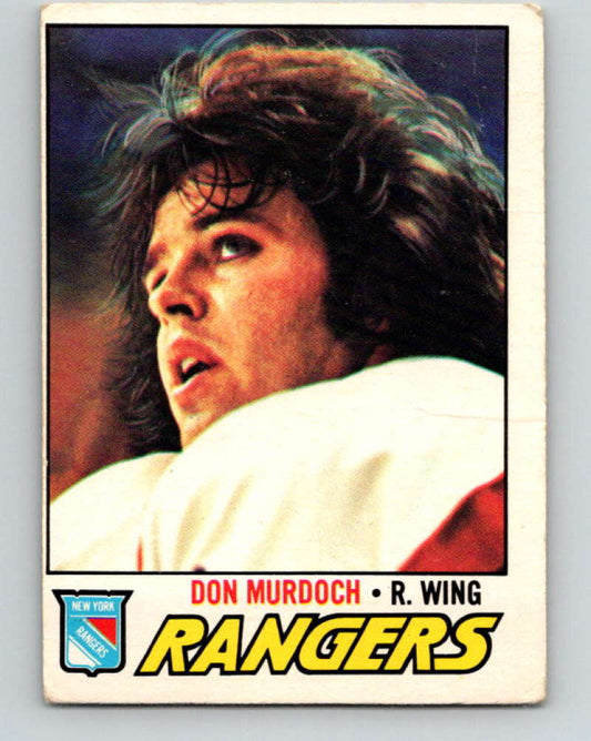 1977-78 O-Pee-Chee #244 Don Murdoch NHL  RC Rookie Rangers 9874 Image 1