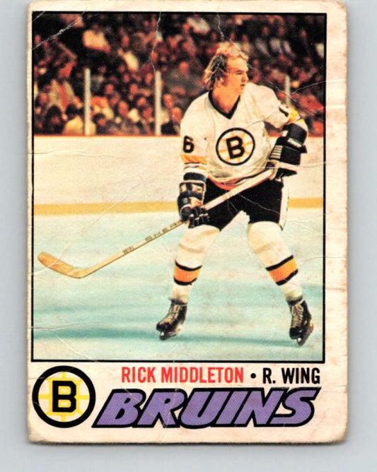 1977-78 O-Pee-Chee #246 Rick Middleton NHL  Bruins 9876 Image 1