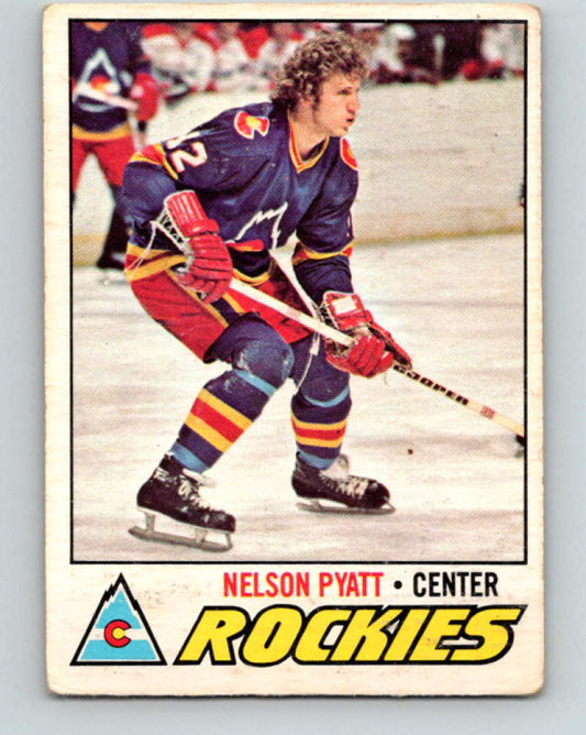 1977-78 O-Pee-Chee #252 Nelson Pyatt NHL  Rockies 9884 Image 1