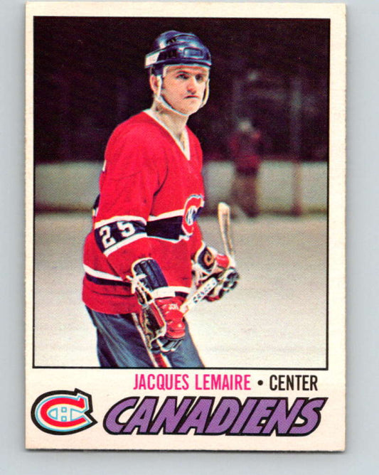 1977-78 O-Pee-Chee #254 Jacques Lemaire NHL  Canadiens 9887