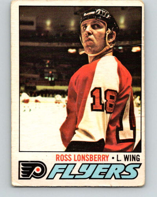 1977-78 O-Pee-Chee #257 Ross Lonsberry NHL  Flyers 9890 Image 1