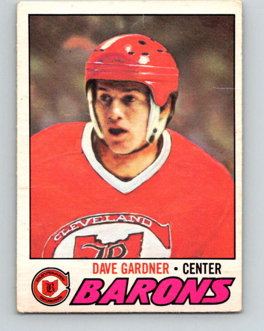 1977-78 O-Pee-Chee #258 Dave Gardner NHL  Barons 9891 Image 1