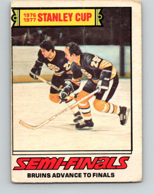 1977-78 O-Pee-Chee #263 Stanley Cup Semi-Finals NHL  Bruins 9896 Image 1