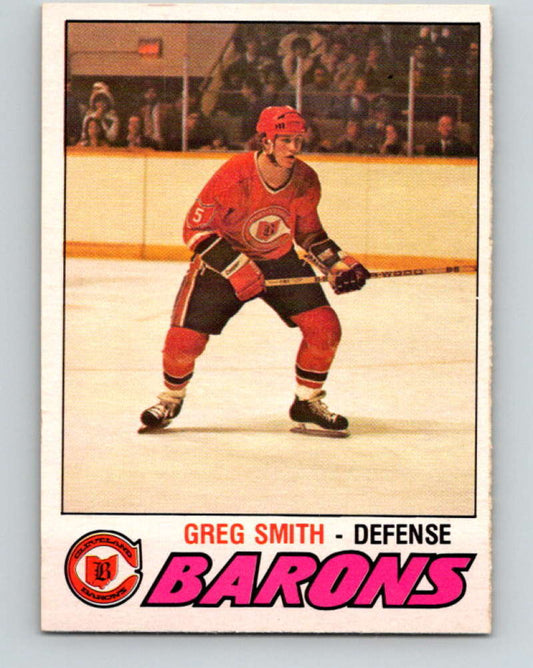 1977-78 O-Pee-Chee #269 Greg Smith NHL  RC Rookie Barons 9902