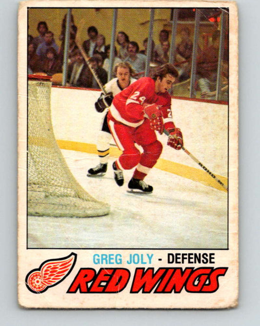 1977-78 O-Pee-Chee #273 Greg Joly NHL  Red Wings 9907 Image 1