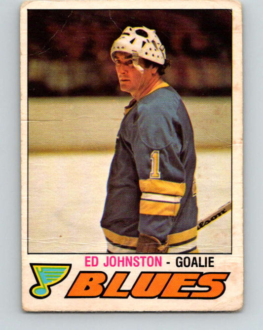 1977-78 O-Pee-Chee #276 Ed Johnston NHL  Blues 9910 Image 1