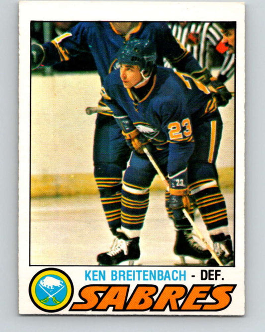1977-78 O-Pee-Chee #279 Ken Breitenbach NHL  RC Rookie Sabres 9913 Image 1